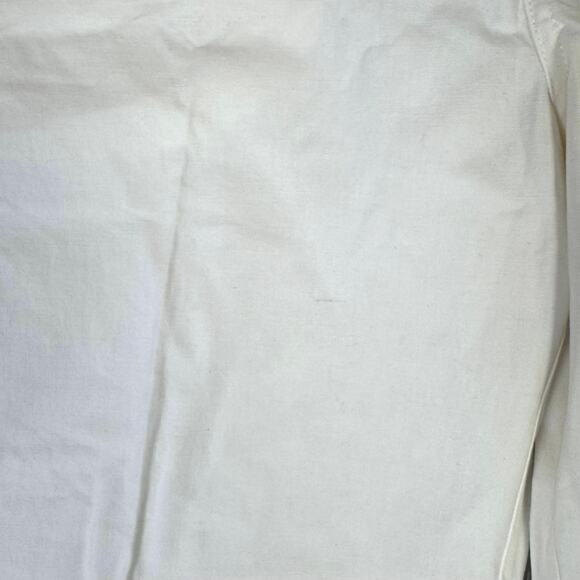 J.Crew Lasso Barrel Leg Pants Womens 28 White Cotton-Linen Blend Tapered CK354 - Picture 8 of 8